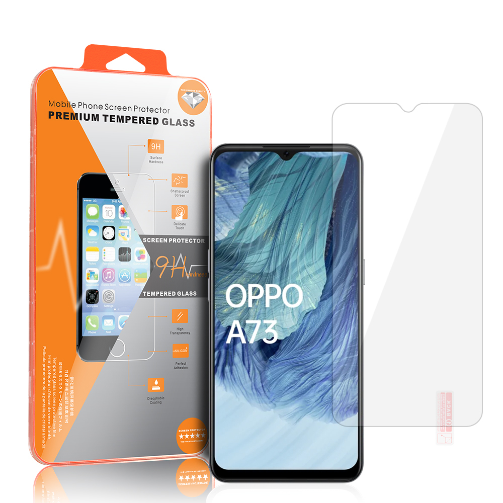 Tempered Glass Orange for OPPO A73 2020