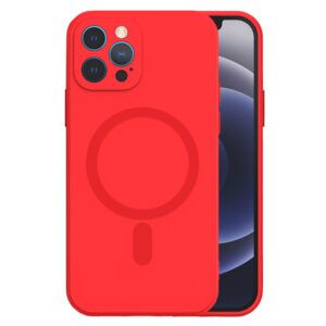 TEL PROTECT MagSilicone Case for Iphone 12 Red