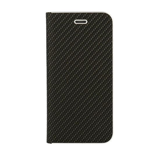Vennus Book CARBON Case with frame for Iphone 11 Pro black