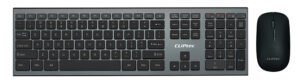 Cliptec Set of multimedia keyboard + optical mouse 1200DPI Slimline Air RZK350 wireless black