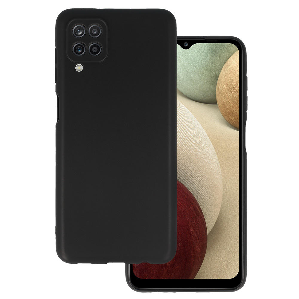 Back Case MATT for SAMSUNG GALAXY A12 Black