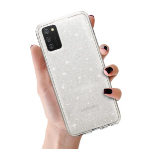 Crystal Glitter Case for Samsung Galaxy A02S Silver