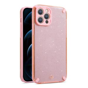 Armor Glitter Case for Iphone 12 Pro pink