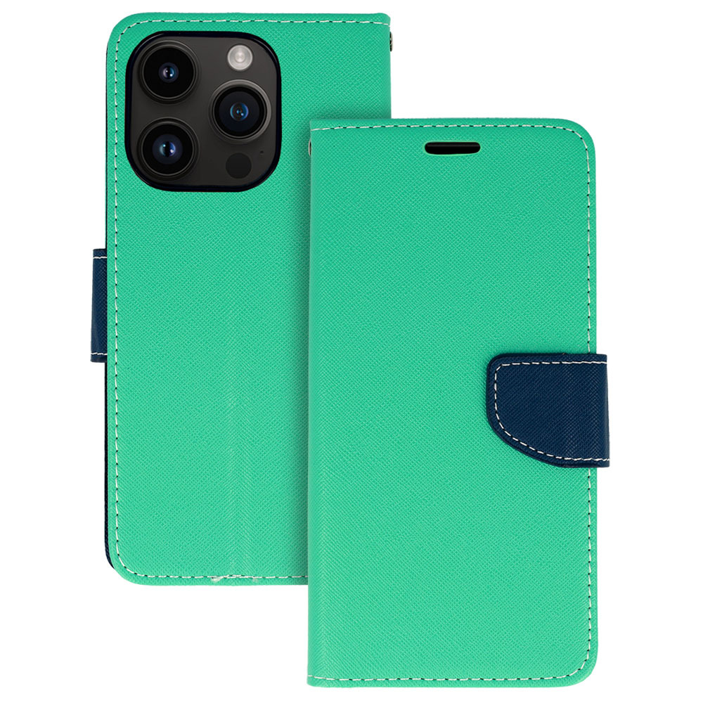 Fancy Case for Samsung Galaxy A22 5G mint-navy