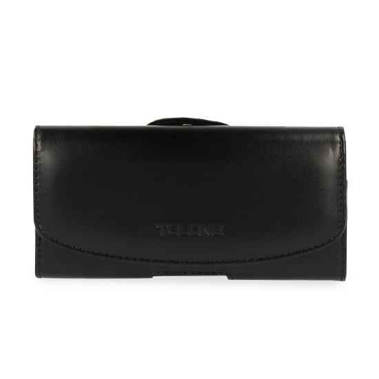 Telone VIVA Belt Holster (SIZE 12) for Huawei Y3-2/Nokia 630/Samsung A310/G350/G360/I9100/Sony Z3 mini black, leather (130x65x14 mm)