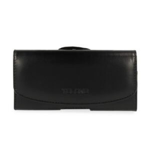 Telone VIVA Belt Holster (SIZE 13) for Iphone 7/8/11 Pro/12 Mini/13 Mini/SE 2020/SE 2022/X/XS black, leather (140x70x14 mm)
