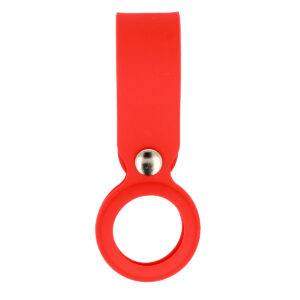 Silicone loop for Airtag red