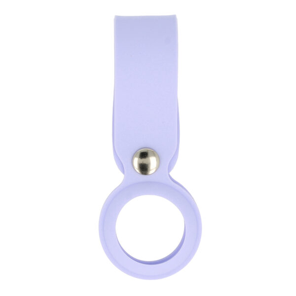 Silicone loop for Airtag purple