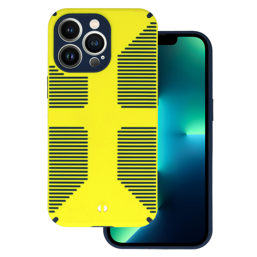 TEL PROTECT Grip Case for Iphone 13 Pro Yellow