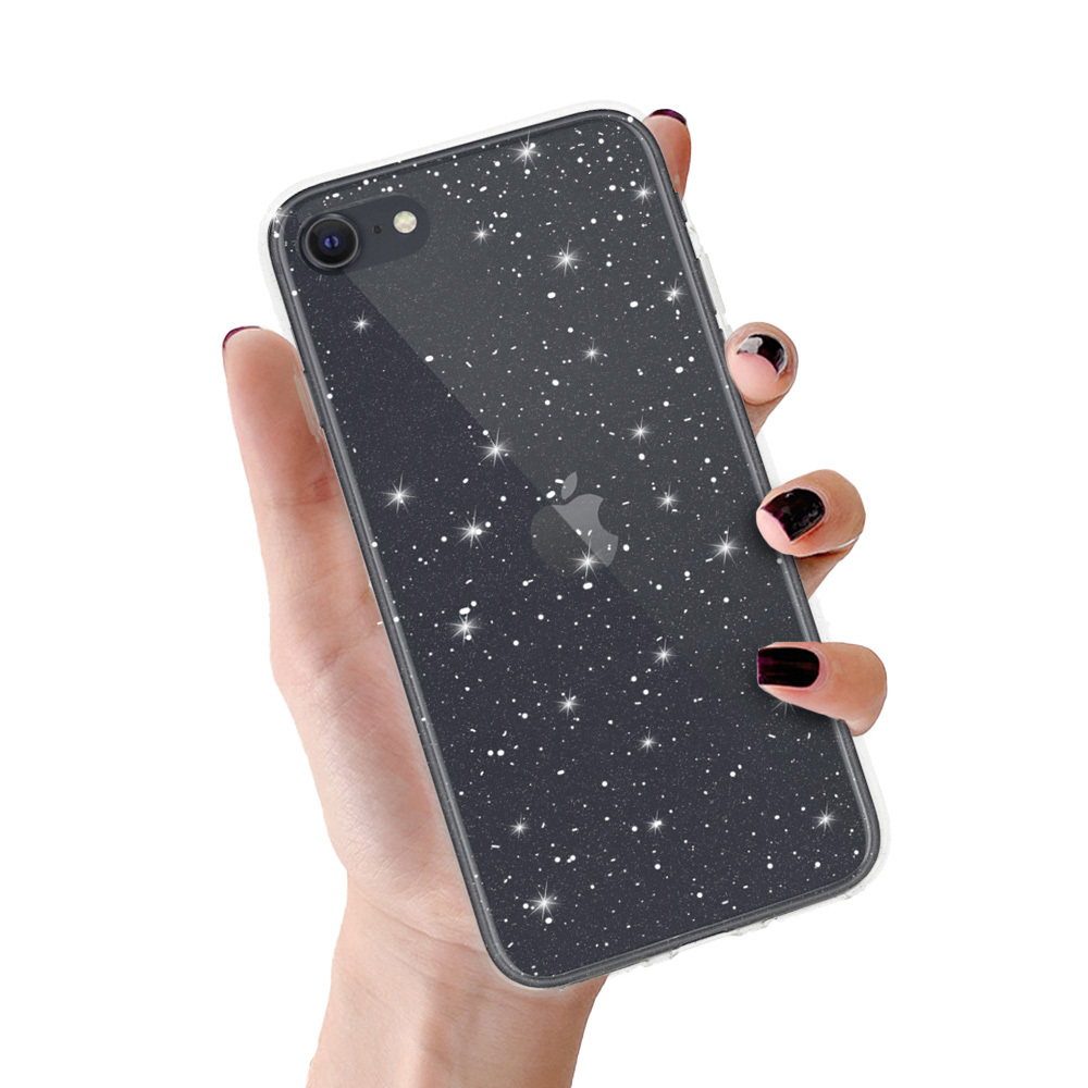 Crystal Glitter Case for Iphone 7 / 8 / SE 2020/SE 2022 Silver