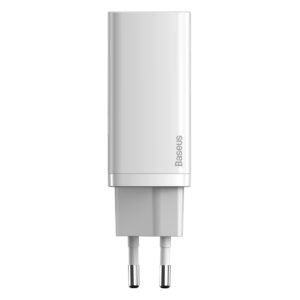Baseus Wall Charger GaN2 Lite - USB + Type C - QC 3.0 PD 3.0 65W 3A (CCGAN2L-B02) white