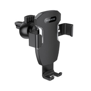 Borofone Car holder BH55 Fenix gravity, air vent mount black-silver