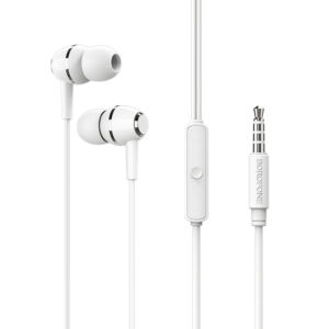 Borofone Earphones BM36 Acura with microphone white