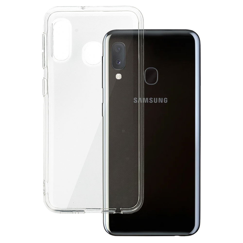 Back Case 2 mm Perfect for SAMSUNG GALAXY A20E TRANSPARENT