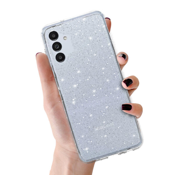 Crystal Glitter Case for Samsung Galaxy A13 5G/A04S Silver