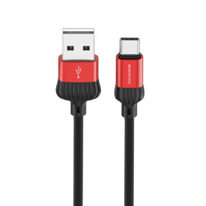 Borofone Cable BX28 Dignity - USB to Typ C - 2,4A 1 metre red