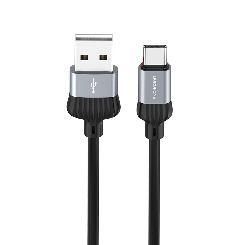 Borofone Cable BX28 Dignity - USB to Typ C - 2,4A 1 metre grey