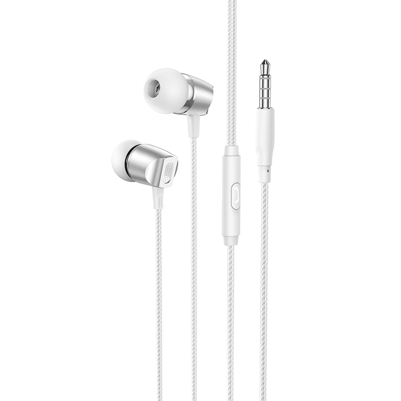 product-66577 Borofone Earphones BM66 New Sound with microphone silver