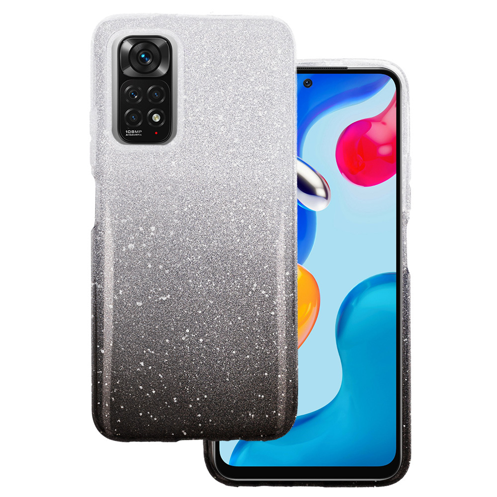 Back Case BLING for Xiaomi Redmi Note 11 5G/Note 11S 5G/Poco M4 Pro 5G Black