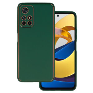 TEL PROTECT Luxury Case for Xiaomi Redmi Note 11 5G/Note 11S 5G/Poco M4 Pro 5G Dark green