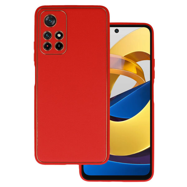 TEL PROTECT Luxury Case for Xiaomi Redmi Note 11 5G/Note 11S 5G/Poco M4 Pro 5G Red