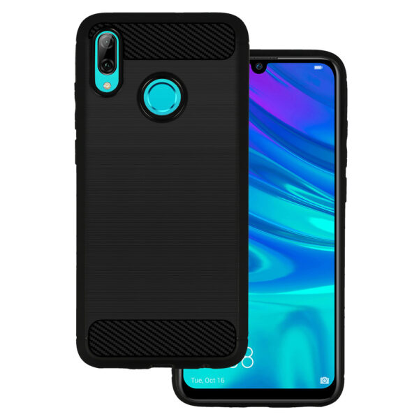 Back Case CARBON for HUAWEI P SMART 2019 Black