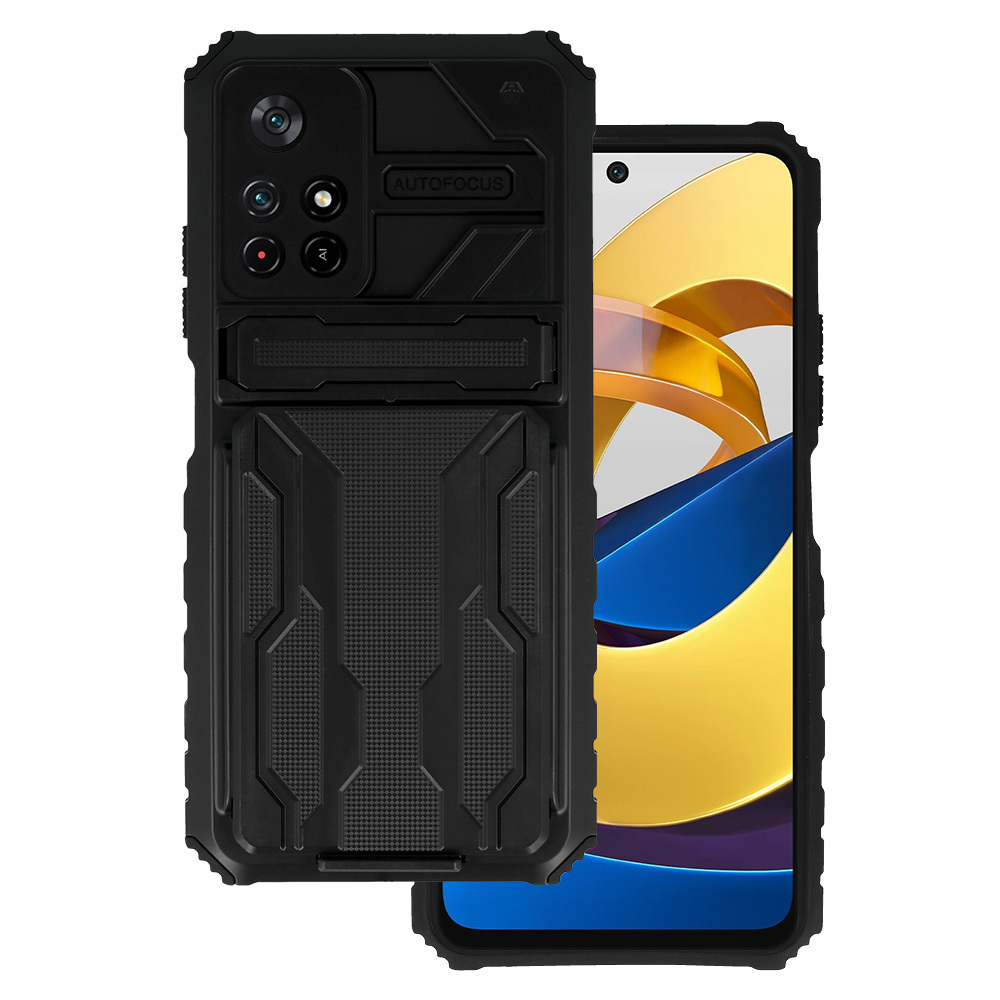 Tel Protect Combo Case for Xiaomi Redmi Note 11 5G/Note 11S 5G/Poco M4 Pro 5G Black