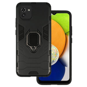 Ring Armor Case for Samsung Galaxy A03 Black