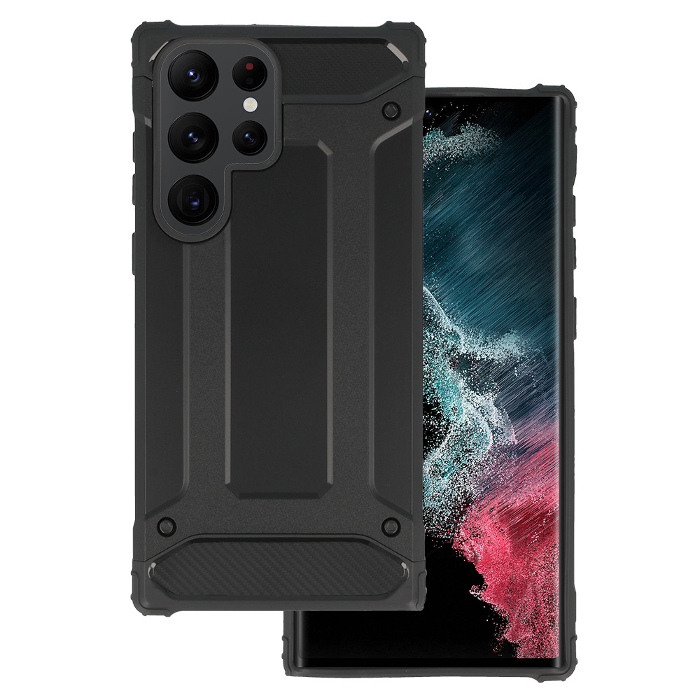 Armor Carbon Case for Samsung Galaxy S22 Ultra Black