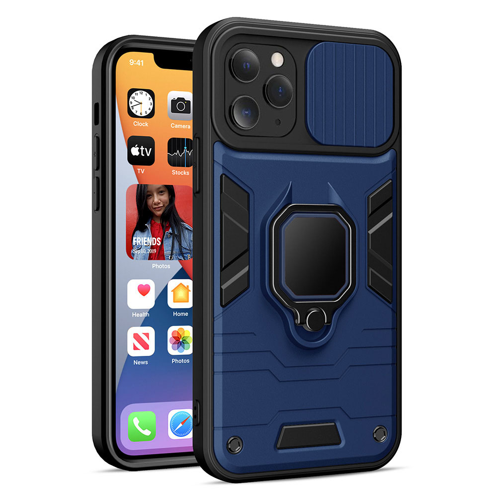Ring Lens Case for Xiaomi Redmi Note 11 5G/Note 11S 5G/Poco M4 Pro 5G Navy