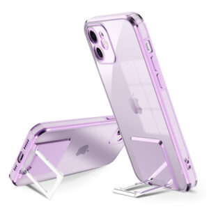 Tel Protect Kickstand Luxury Case for Iphone 12 Pro Max Purple