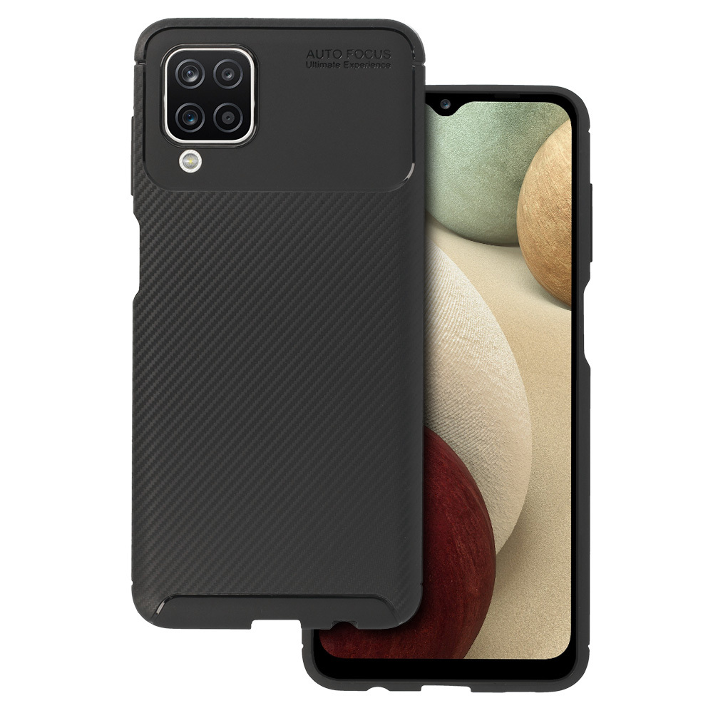 Tel Protect Carbon Elite for Samsung Galaxy A12 Black