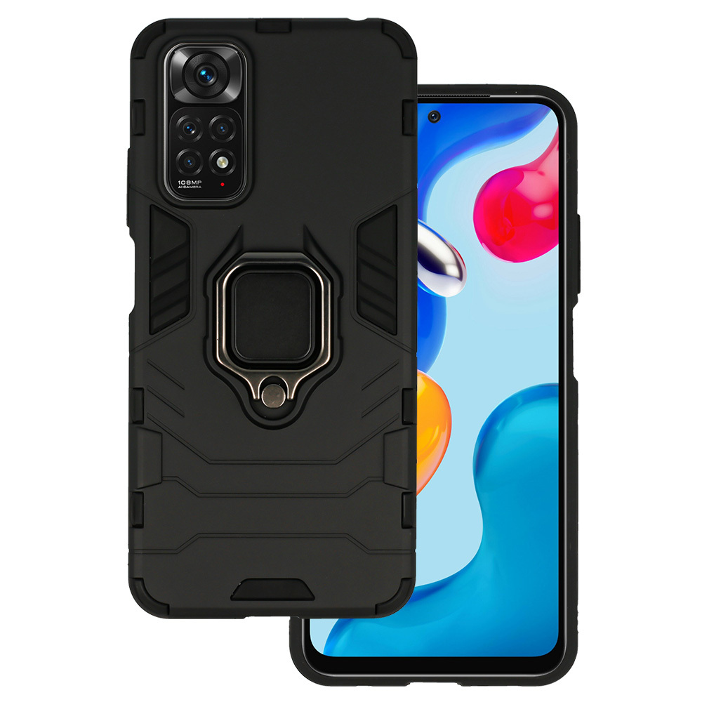 Ring Armor Case for Xiaomi Redmi Note 11/Note 11S Black