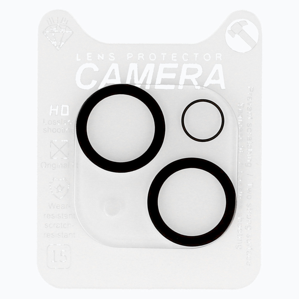 Tempered Glass HARD SILK PRINT for camera (LENS) for Iphone 13/13 Mini (island)
