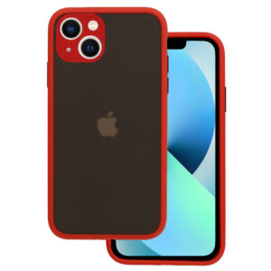 Vennus Color Button Bumper for Iphone 13 Pro Red