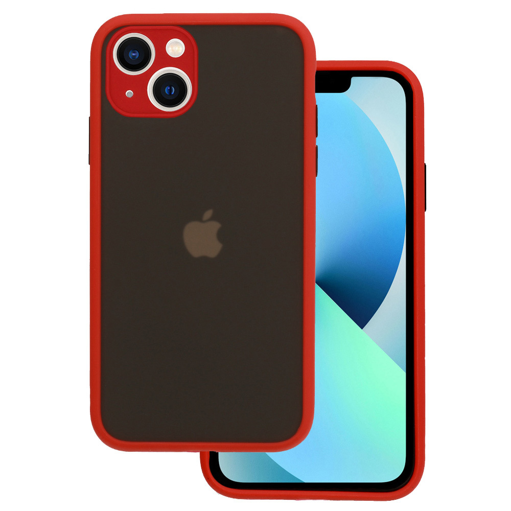 product-70469 Vennus Color Button Bumper for Samsung Galaxy S22 Plus Red