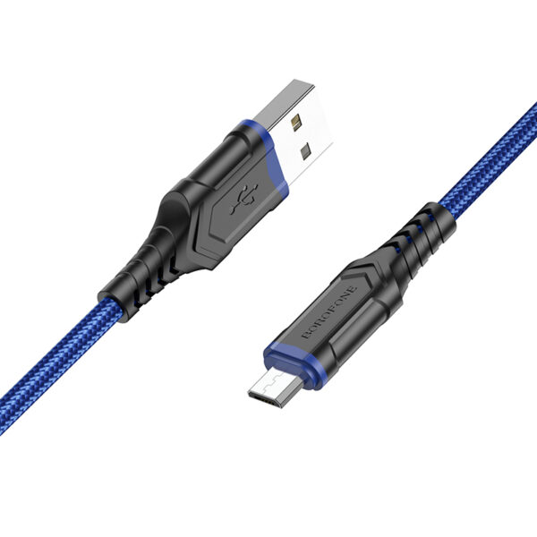 Borofone Cable BX67 - USB to Micro USB - 2,4A 1 metre blue