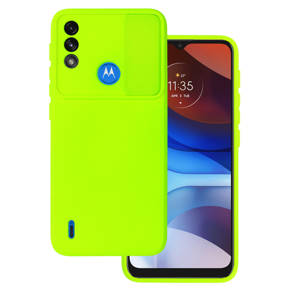 Camshield Soft for Motorola Moto E7 Power/E7i Power Lime