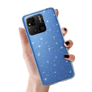 Crystal Glitter Case for Xiaomi Redmi 10A Silver