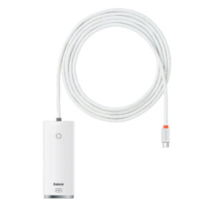 Baseus Adapter HUB - Type C to 4xUSB3.0 - 2 metres (WKQX030502) white