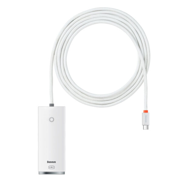 Baseus Adapter HUB - Type C to 4xUSB3.0 - 2 metres (WKQX030502) white