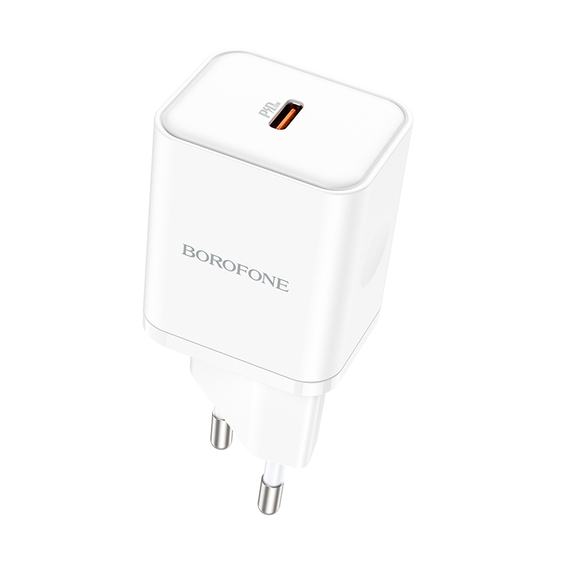 product-72068 Borofone Wall charger BN6 Field - Type C - QC 3.0 PD 20W white
