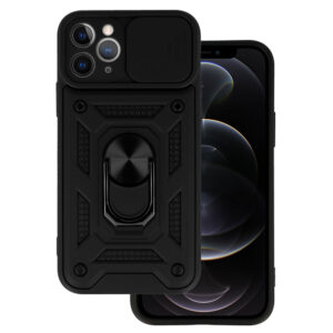 Slide Camera Armor Case for Iphone 11 Pro Max Black