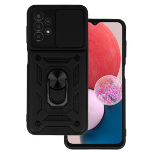 Slide Camera Armor Case for Samsung Galaxy A13 4G Black