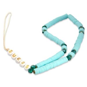 Phone strap GUESS Heishi Beads GUSTPEARP blue