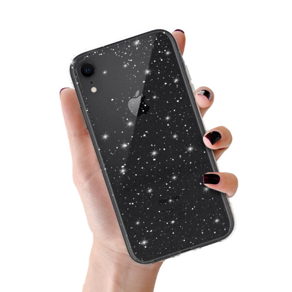 Crystal Glitter Case for Iphone XR (6,1") Silver