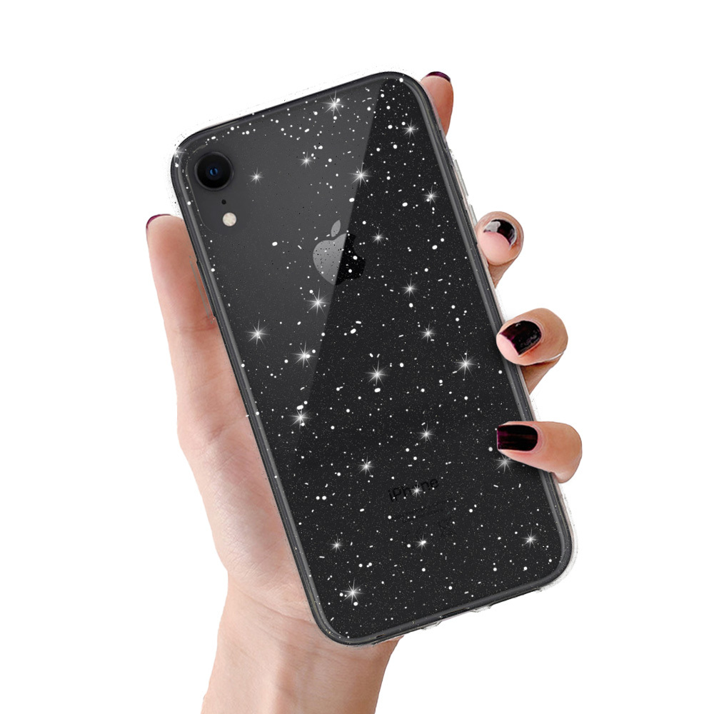 Crystal Glitter Case for Iphone XR (6,1") Silver
