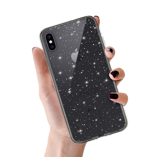 Crystal Glitter Case for Iphone X/XS (5,8") Silver