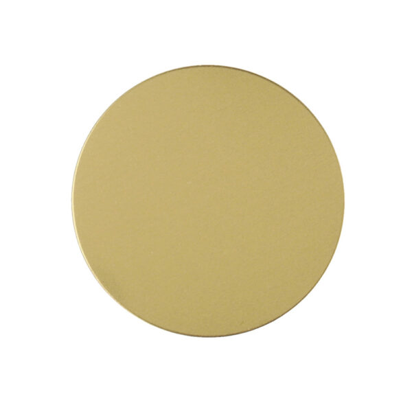 Metal plate for magnet holders - round 40mm gold