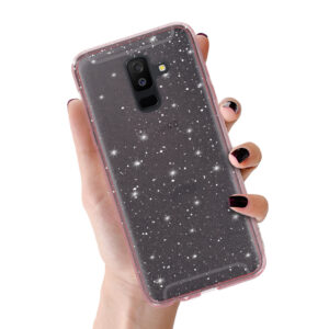 Crystal Glitter Case for Samsung Galaxy A6 Plus 2018 Pink